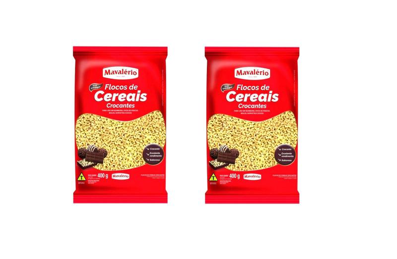Kit 4un Flocos De Cereais Crocantes 400g Mavalério p/ doces - Mor Imagem de Kit 4un Flocos De Cereais Crocantes 400g Mavalério p/ doces