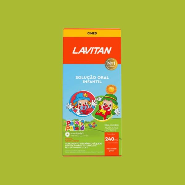 Imagem de Kit 4un Lavitan Kids Solução Oral Laranja 240ml - Cimed