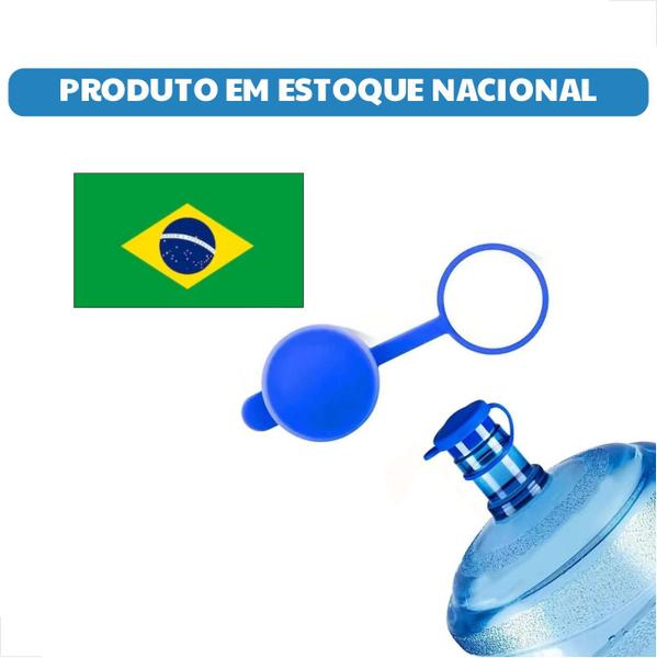 Imagem de Kit 4un Tampa Para Galão Água Mineral Resistente Silicone