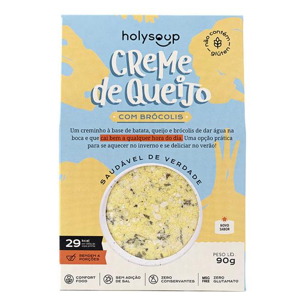 Imagem de Kit 4und Creme de Queijo c/ Brocolis HOLYSOUP s/ Glúten 90g