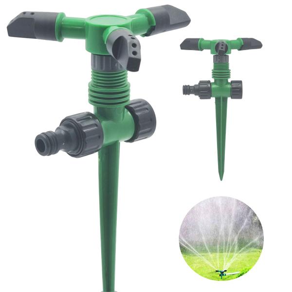 Imagem de Kit 4x Aspersor Irrigador Para Grama Jardim 360 Graus Auto