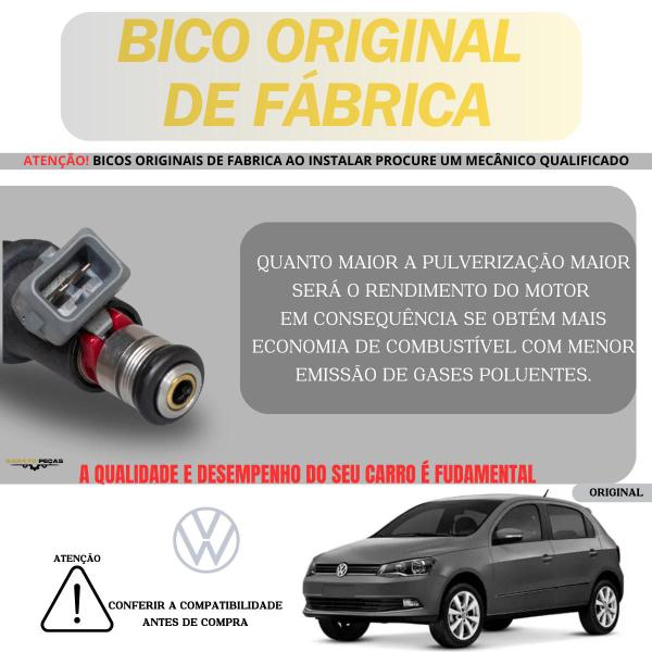 Imagem de Kit 4x Bico Injetor VW Gol Fox Voyage 1.0/1.6 Flex 8v 176