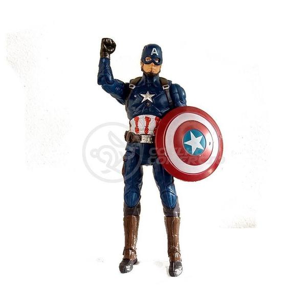 Kit 4X Bonecos 17Cm Capitão America Thanos Hulkbuster Visão - TIKTOYS Imagem de Kit 4X Bonecos 17Cm Capitão America Thanos Hulkbuster Visão