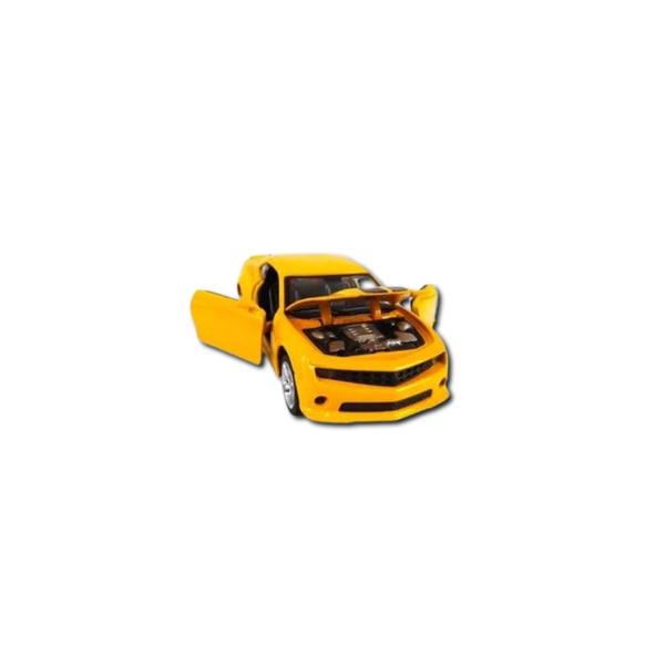 Imagem de Kit 4x Brinquedo Camaro Colecionável Amarelo - AP TOYS