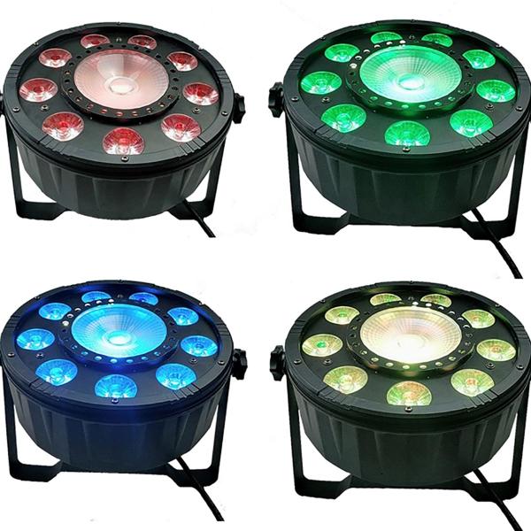 Imagem de Kit 4x Canhão Iluminação Profissional Festa DJ 10 Led 9x3W 1x30W Rgb+w Dmx Jogo Luz - GT580