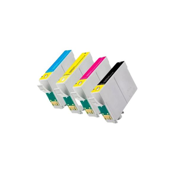 Kit 4x Cartucho Compatível com Stylus T23 TX105 TX115 TO117 TO732N TO733N TO734N - Premium Imagem de Kit 4x Cartucho Compatível com Stylus T23 TX105 TX115 TO117 TO732N TO733N TO734N