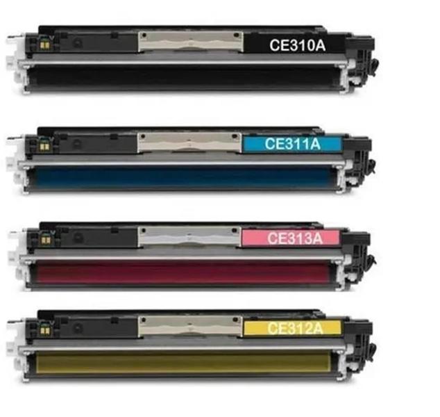 Imagem de Kit 4x Cartucho De Toner Para Cp1025nw Cp1025 1025 1025