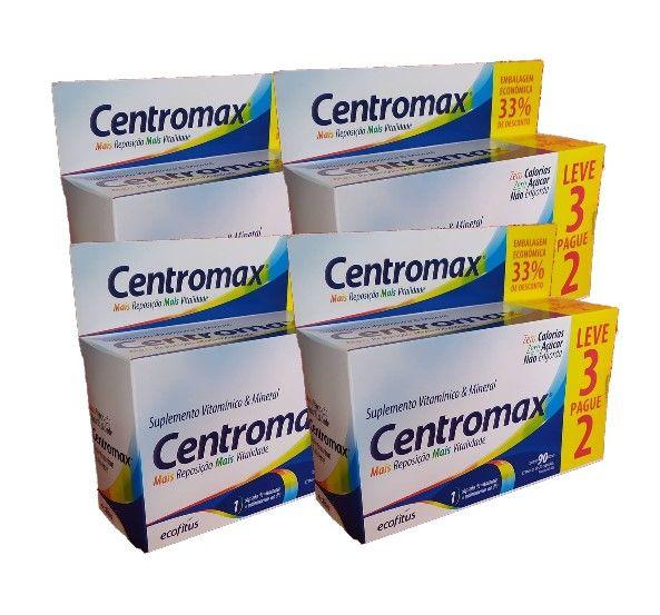 Imagem de Kit 4x Centromax Suplemento Vitamínico 90 Cáp - Ecofitus