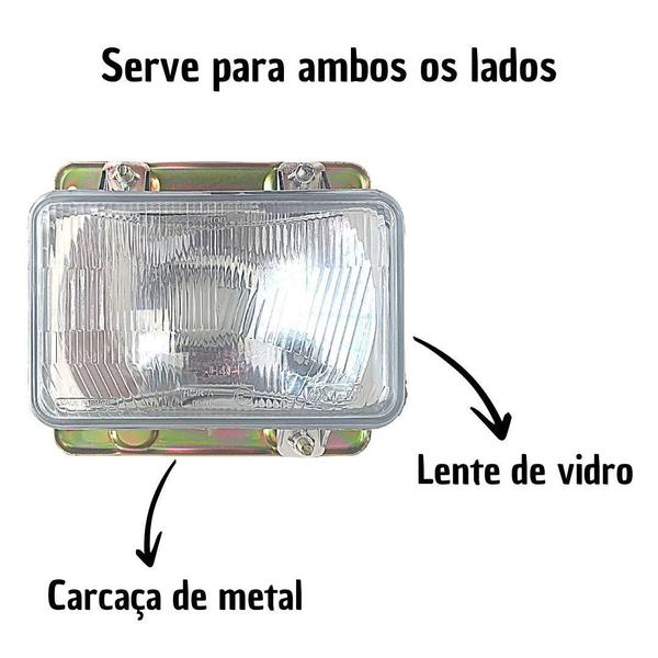 Imagem de Kit 4X Farol Mb Mercedes Bicudo 93 A 04 + Lâmpada 12V