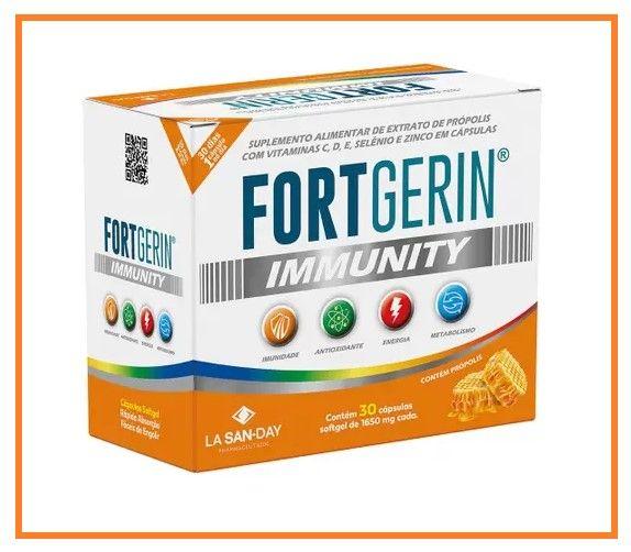 Imagem de Kit 4x FortGerin Immunity 30 Cápsulas Softgel - La San Day