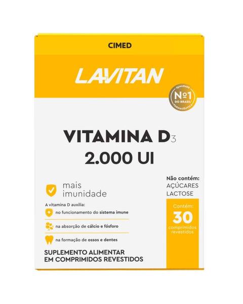 Imagem de Kit 4x Lavitan Vitamina D 2.000Ui Com 30 Comprimidos - Cimed