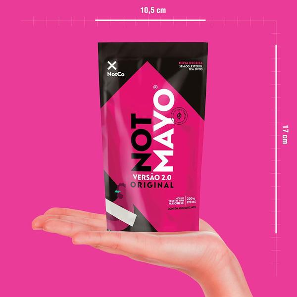 Kit 4x Maionese Vegetal NotCo NotMayo Doypack 200g Imagem de Kit 4x Maionese Vegetal NotCo NotMayo Doypack 200g