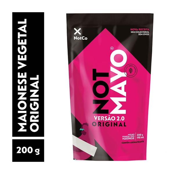 Kit 4x Maionese Vegetal NotCo NotMayo Doypack 200g Imagem de Kit 4x Maionese Vegetal NotCo NotMayo Doypack 200g