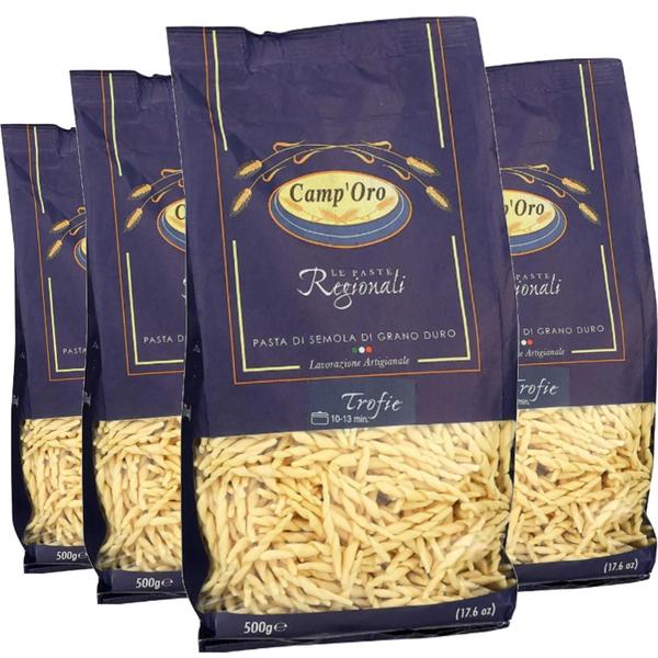 Imagem de Kit 4X Pasta Di Grano Duro Trofie Camp'Oro 500G