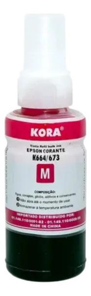 Imagem de Kit 4x Refil De Tinta Compatível Com T664 E T673