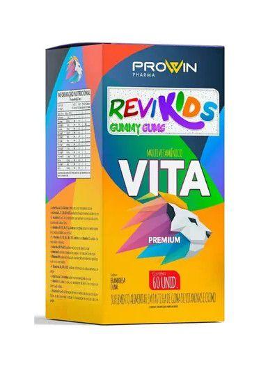 Imagem de Kit 4x Revikids Gummy 30 Gomas De Framboesa - Prowin Pharma