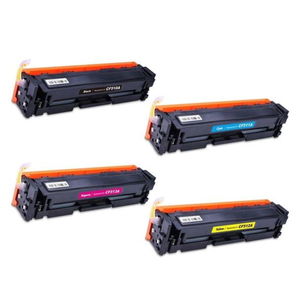 Imagem de KIt 4x Toner 204A CF510A , CF511A, CF512A, CF513AA para Color LaserJet Pro M154nw - CF510