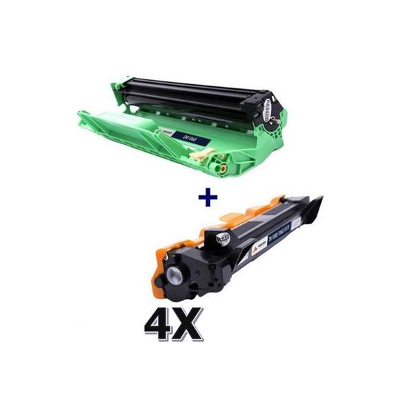 Imagem de Kit 4X Toner + Cartucho Cilindro Para Uso TN 1060 + DR 1060