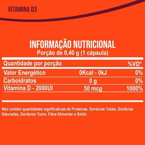 Imagem de Kit 4x Ultra Vitamina D3 2000ui 60 Cap's Gel Tcm Biogens 