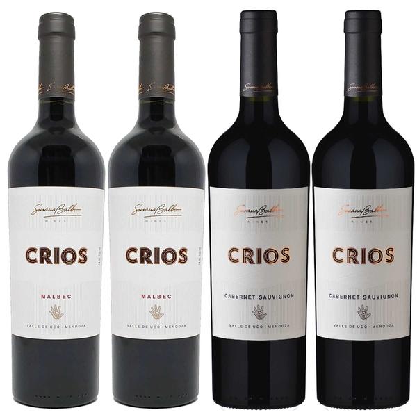 Imagem de Kit 4x Vinhos Argentinos Susana Balbo Crios Malbec/Cabernet Sauvignon