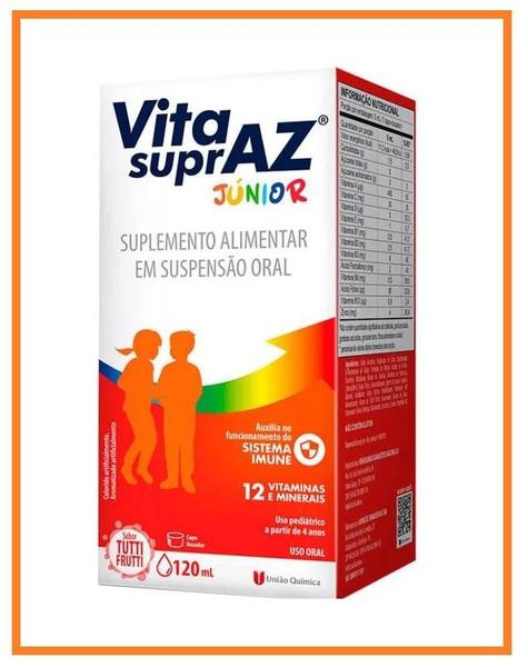 Imagem de Kit 4x Vita Supraz Junior Com 120Ml - União Química