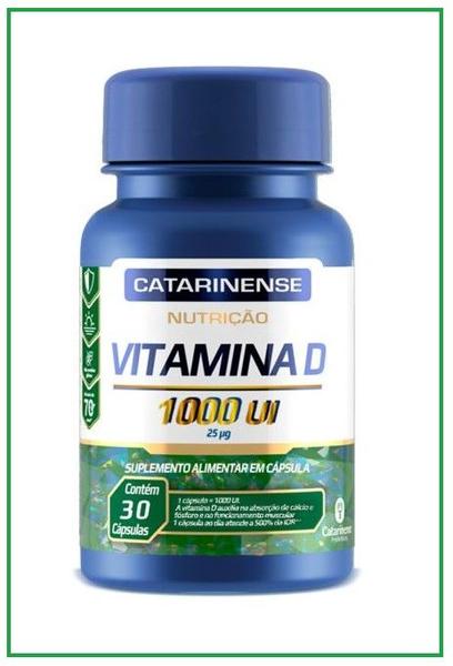 Imagem de Kit 4x Vitamina D 1000ui 30 Cápsulas - Catarinense