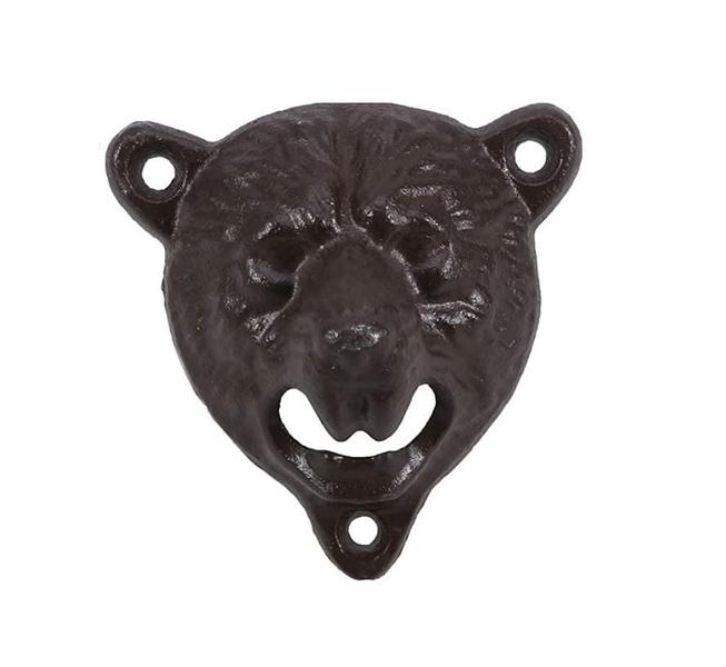 Kit 5 Abridor Garrafa Em Ferro Urso Marrom - Importado Imagem de Kit 5 Abridor Garrafa Em Ferro Urso Marrom
