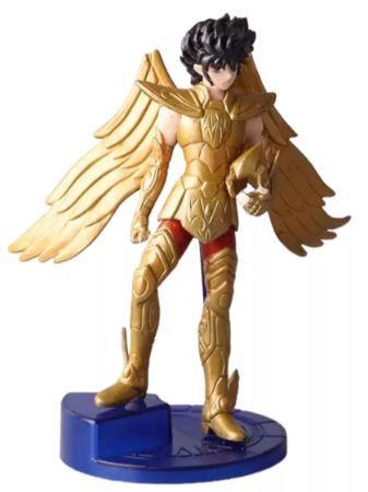 Imagem de Kit 5 action figure cavaleiros do zodiaco armadura de ouro seya 13cm