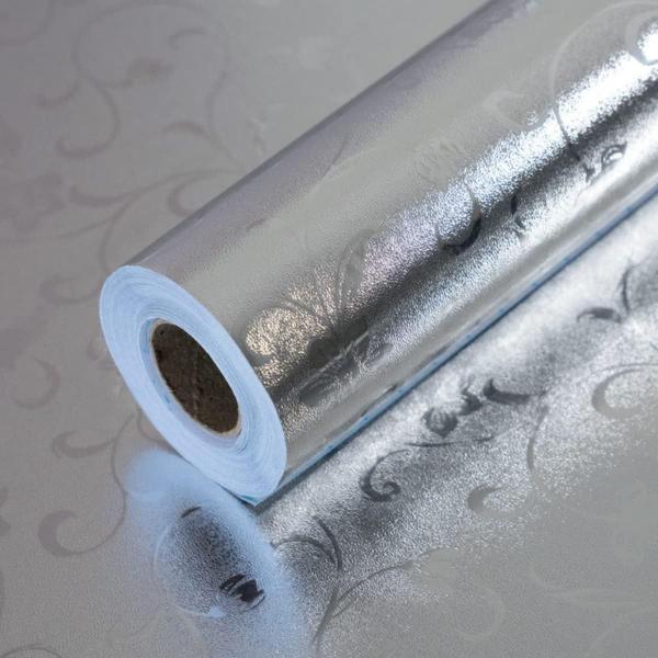 Kit 5 Adesivos Aluminio Decorativo P/ Parede Cozinha Fogão - RT Imagem de Kit 5 Adesivos Aluminio Decorativo P/ Parede Cozinha Fogão