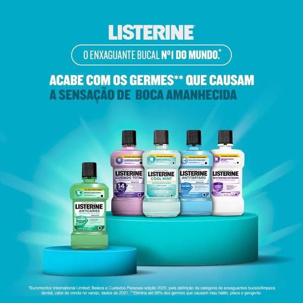 Imagem de Kit 5 Antisséptico Bucal Listerine Anticáries Zero 500ml