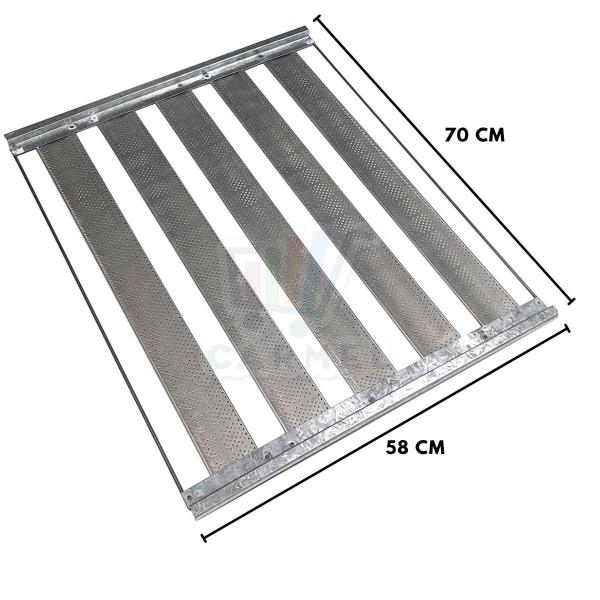 Imagem de Kit 5 Assadeiras De Pão Francês 58X70 5 Tiras De 7Cm Innal