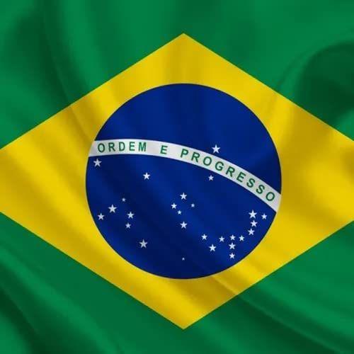 Imagem de Kit 5 Bandeiras Do Brasil Oficial Copa  1,40 X 0,90cm