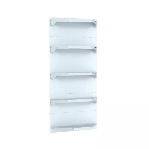 Kit 5 Bandejas Para Gondola Canto 202 Fit 40/60 Branco Sp Etiqueta - AMAPÁ Imagem de Kit 5 Bandejas Para Gondola Canto 202 Fit 40/60 Branco Sp Etiqueta