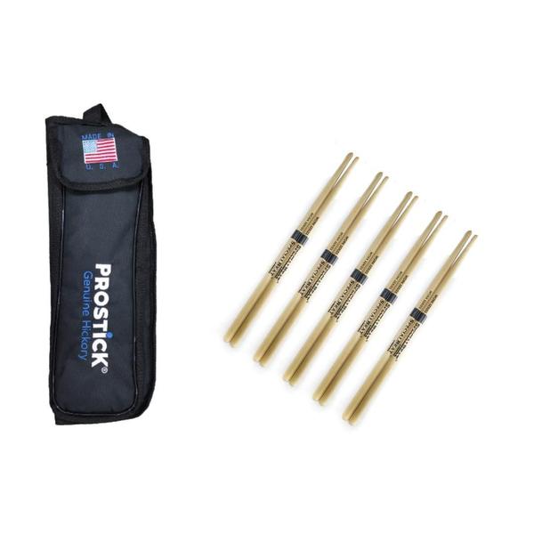 Imagem de Kit 5 Baquetas Prostick Specialbeat 770-7A Series M + Bag