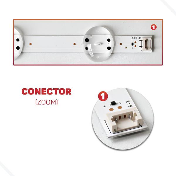 Imagem de Kit 5 barramento led 60um7270psa 60un7310psa 60un7310psa