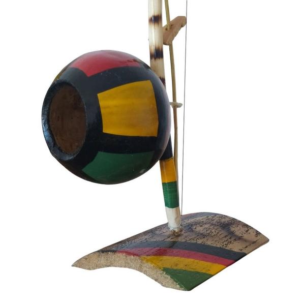 Imagem de Kit 5 Berimbau Miniatura Decorativa 28x12cm Artesanal