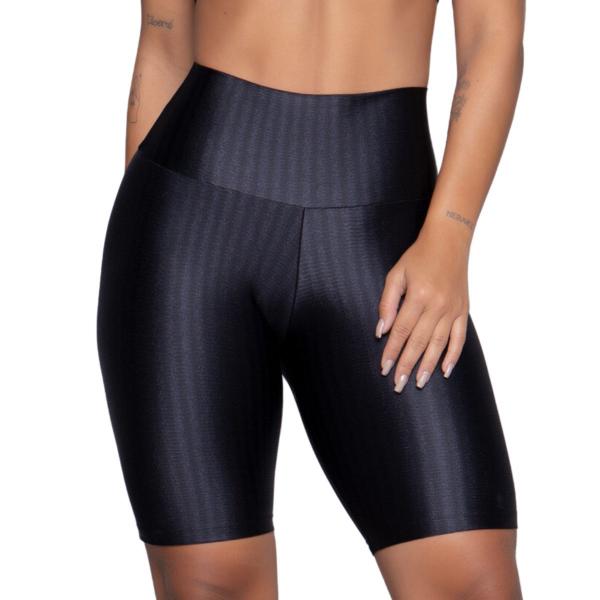 Imagem de Kit 5 Bermudas New Zig Fitness Vekyo Modas Feminina Ciclista 3D Ikat Roupa de Academia