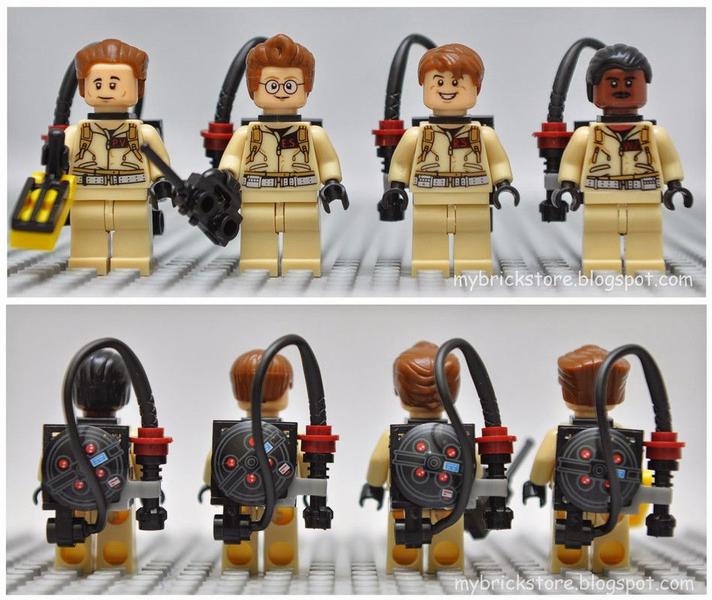 Kit 5 bonecos caça fantasmas ghostbusters bloco de montar Imagem de Kit 5 bonecos caça fantasmas ghostbusters bloco de montar