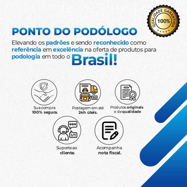 Imagem de Kit 5 Brocas Diamantada PM 718 - Ponto do Podologo