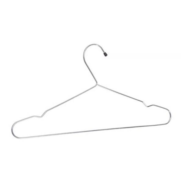 Kit 5 Cabides Aço Cromado Com Cava Reforçado Roupa Pesada - ms Imagem de Kit 5 Cabides Aço Cromado Com Cava Reforçado Roupa Pesada