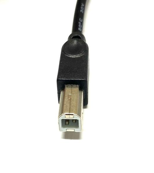 Imagem de Kit 5 Cabos Usb Para Impressora 3m - 3 Metros Am/bm Nfe Atacado