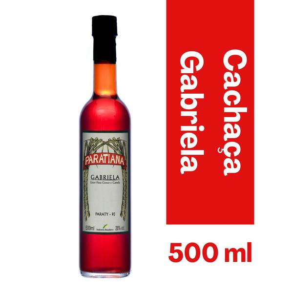 Imagem de Kit 5 Cachaças Gabriela Paratiana 500 ml Licor de Cravo Canela e Cachaca de Paraty