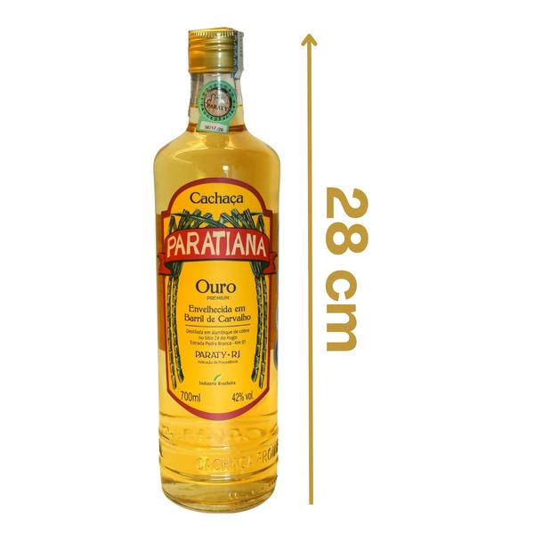Kit 5 Cachaças Paratiana Ouro 700 ml Qualidade Descansada Premiada Paraty Destilada Presente Original Pinga Imagem de Kit 5 Cachaças Paratiana Ouro 700 ml Qualidade Descansada Premiada Paraty Destilada Presente Original Pinga