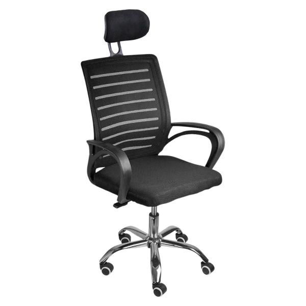 Kit 5 Cadeiras de Escritório Secretaria Diretor Roma Ergonômica com apoio de Nuca - Oficial Webshop Imagem de Kit 5 Cadeiras de Escritório Secretaria Diretor Roma Ergonômica com apoio de Nuca