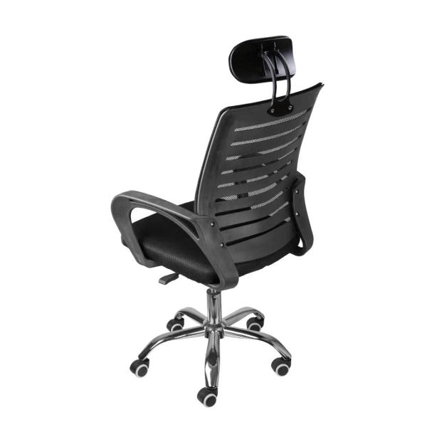 Kit 5 Cadeiras de Escritório Secretaria Diretor Roma Ergonômica com apoio de Nuca - Oficial Webshop Imagem de Kit 5 Cadeiras de Escritório Secretaria Diretor Roma Ergonômica com apoio de Nuca