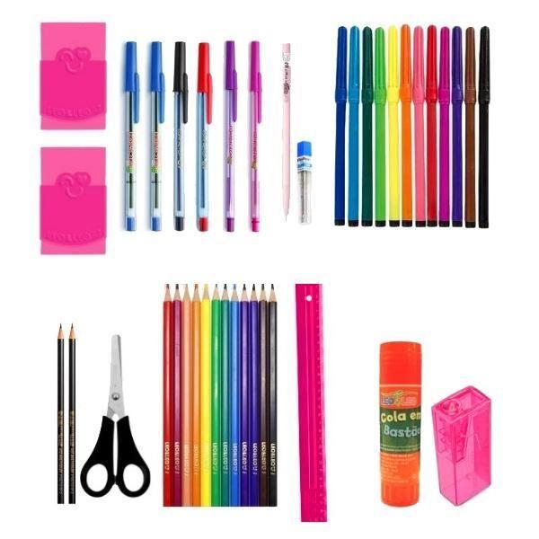 Imagem de Kit 5 Caderno Barbie Brochurão Tam Grande A4 40 Materiais