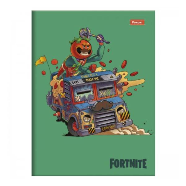 Imagem de Kit 5 Cadernos Fortnite Brochura Pequeno Capa Dura 80 Fls Sortido