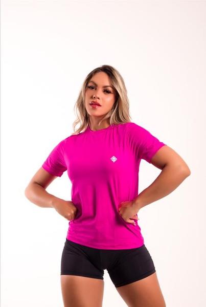 Imagem de Kit 5 Camisas Feminina Academia Dry Fit Proteção Solar UV 50 Manga Curta Fitness Segunda Pele P M G GG XGG