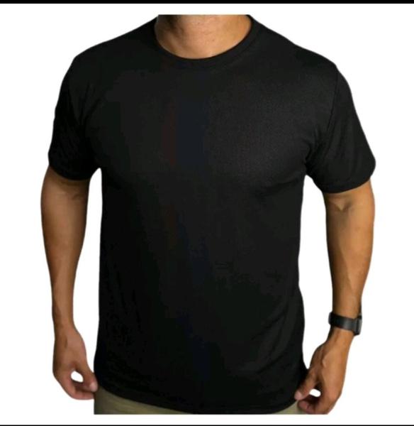 Imagem de KIT 5 Camiseta LISA Masculina- Dry FIt, Uso casual e esportivo, treino, academia. 5