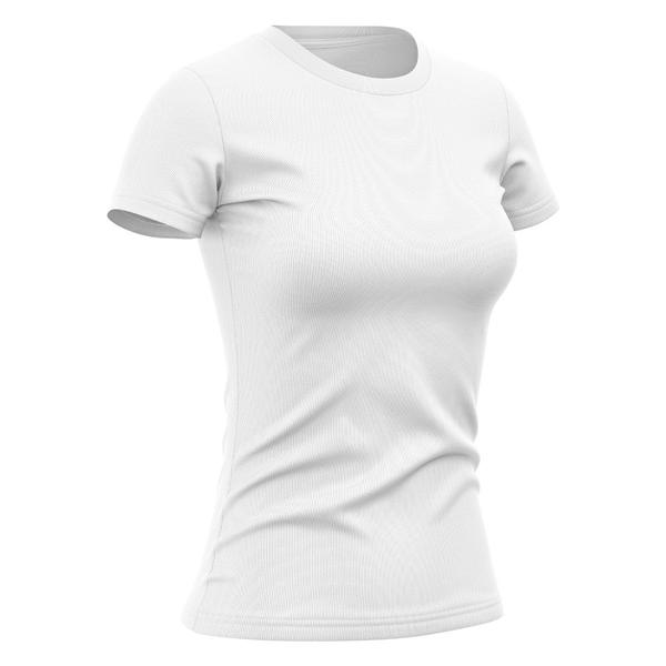 Imagem de Kit 5 Camisetas Feminina Dry Básica Lisa Proteção Solar UV Térmica Camisa Blusa